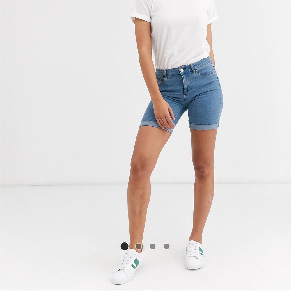 Longline denim shorts from ASOS!